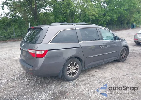 2011 Honda Odyssey Ex-L z USA, uszkodzony, nr VIN 5FNRL5H63BB072156